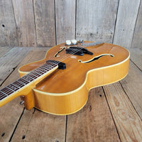 Höfner 1956 President Blonde Round Panel Archtop Guitar – Vintage German Craftsmanship - Mahar's Vintage Guitars