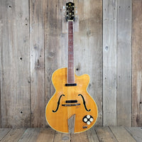 Höfner 1956 President Blonde Round Panel Archtop Guitar – Vintage German Craftsmanship - Mahar's Vintage Guitars