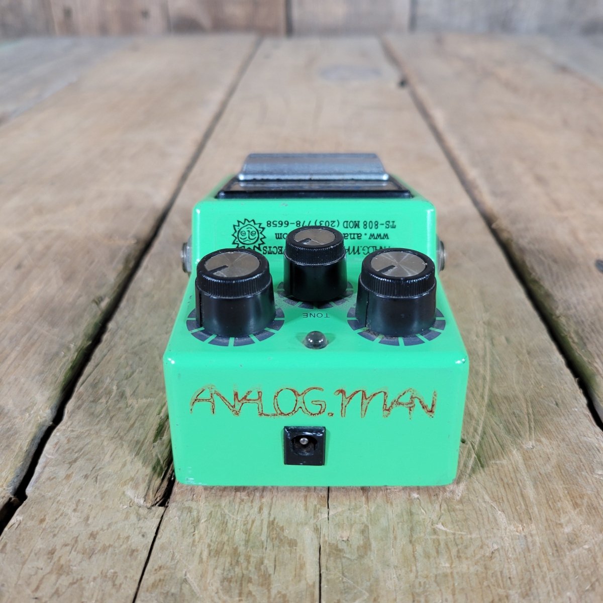 Ibanez 1981 TS9 Tube Screamer JRC4558D Black Label 808 - B mod in 2002 Analog Man - Mahar's Vintage Guitars