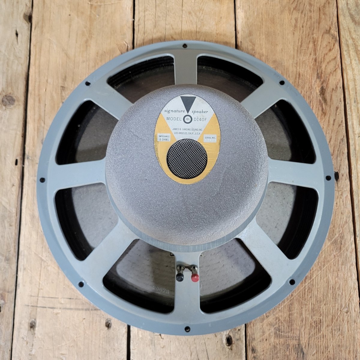 JBL D140F 15" Speaker 1960s Original Cone 8 Ohms - Mahar's Vintage Guitars