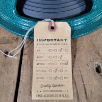 Jupiter 12 - LA Alnico 12" 8 ohm Speaker Unused - Mahar's Vintage Guitars