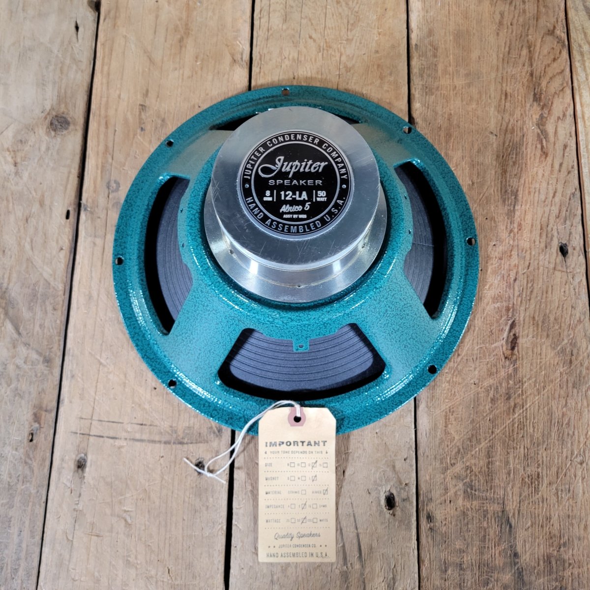 Jupiter 12 - LA Alnico 12" 8 ohm Speaker Unused - Mahar's Vintage Guitars