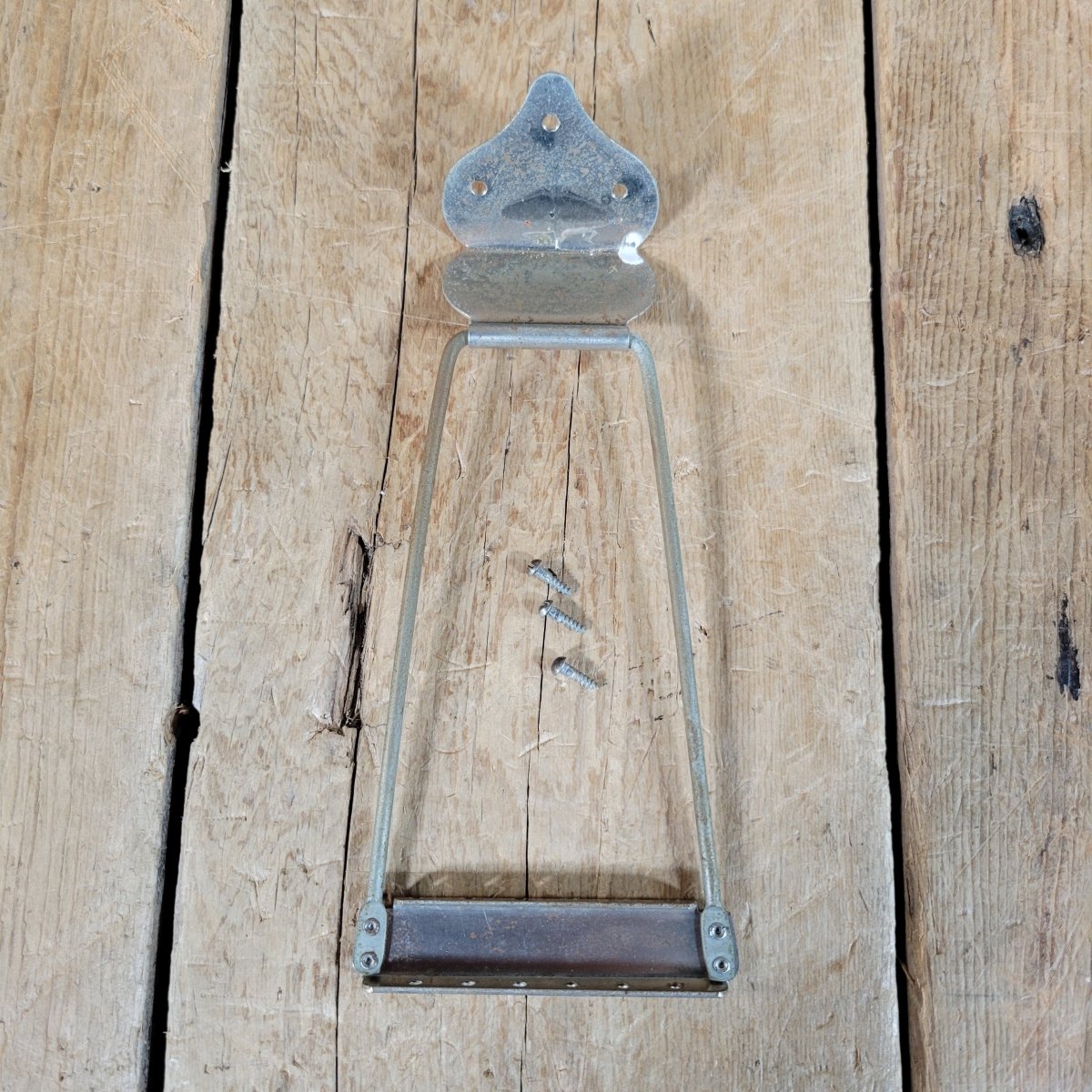 Kay K6836 Archtop Guitar Tailpiece With Screws Harmony 1950s 1960s - Mahar's Vintage Guitars