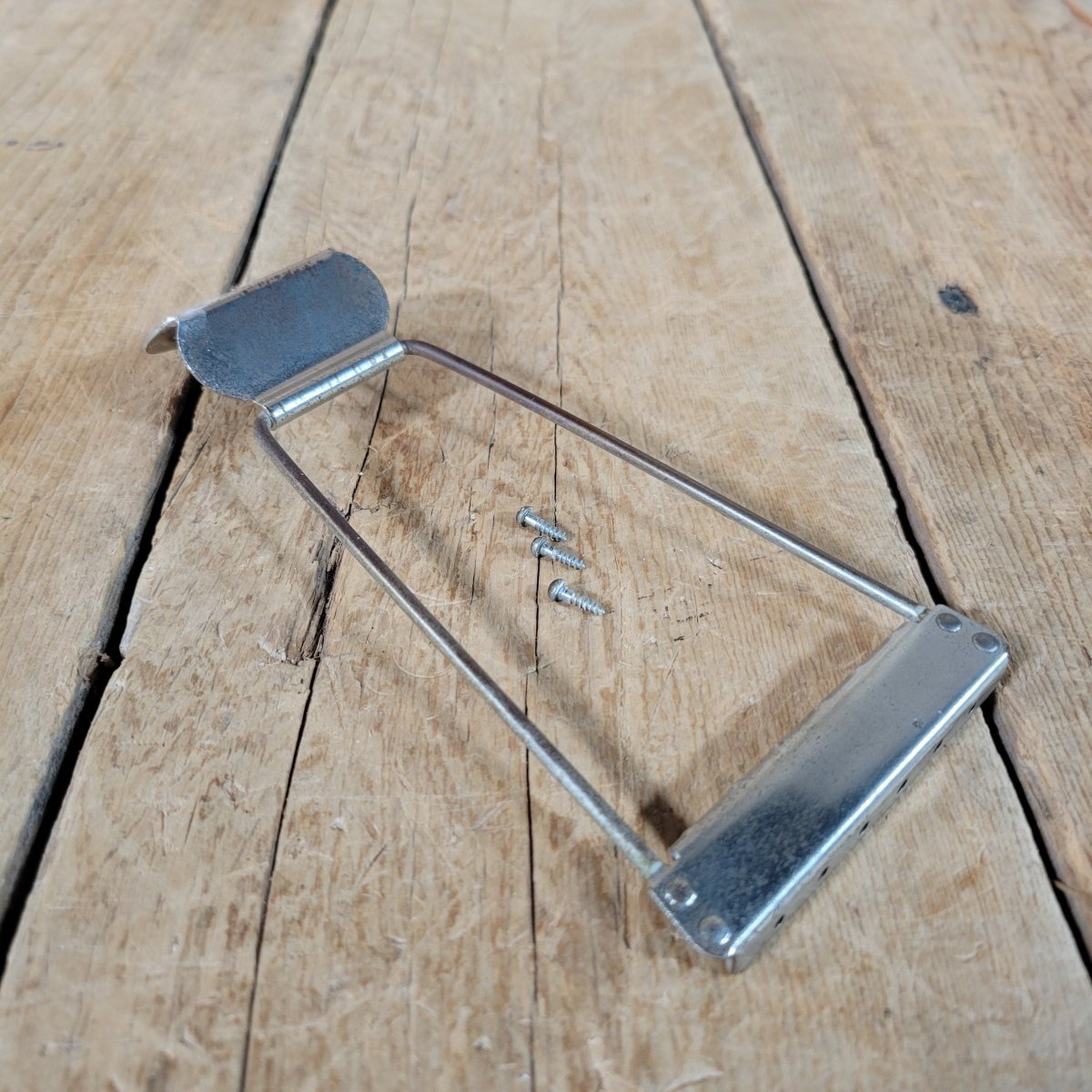 Kay K6836 Archtop Guitar Tailpiece With Screws Harmony 1950s 1960s - Mahar's Vintage Guitars