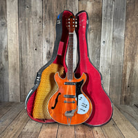 Kay KH - 90T "Wildwood" 1969? Orange - Mahar's Vintage Guitars