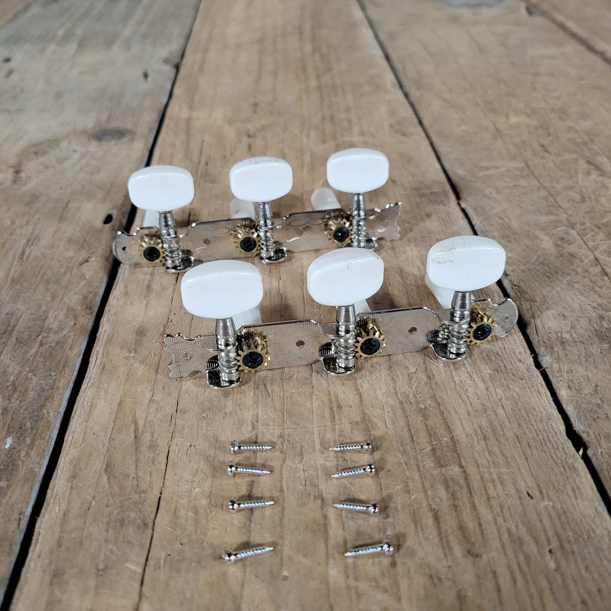 KB Classical 3+3 plate tuning machines pegs for nylon string classical guitar - Mahar's Vintage Guitars