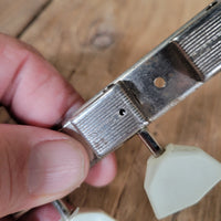 Kluson Deluxe 3+3 tuning machines National Batwing Single Line 1950s 1960s - Mahar's Vintage Guitars