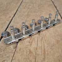 Kluson Deluxe 6 In Line Strip Tuners Tuning Machines Lefty or Treble Side of 12 String 1960s - Mahar's Vintage Guitars