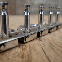 Kluson Deluxe 6 In Line Strip Tuners Tuning Machines Lefty or Treble Side of 12 String 1960s - Mahar's Vintage Guitars