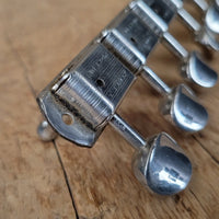 Kluson Deluxe 6 In Line Strip Tuners Tuning Machines Lefty or Treble Side of 12 String 1960s - Mahar's Vintage Guitars