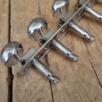 Kluson Deluxe 6 In Line Strip Tuners Tuning Machines Lefty or Treble Side of 12 String 1960s - Mahar's Vintage Guitars