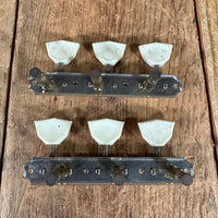 Kluson Tuning Machines 3 per side National Glenwood with screws 1962 Valco Supro - Mahar's Vintage Guitars