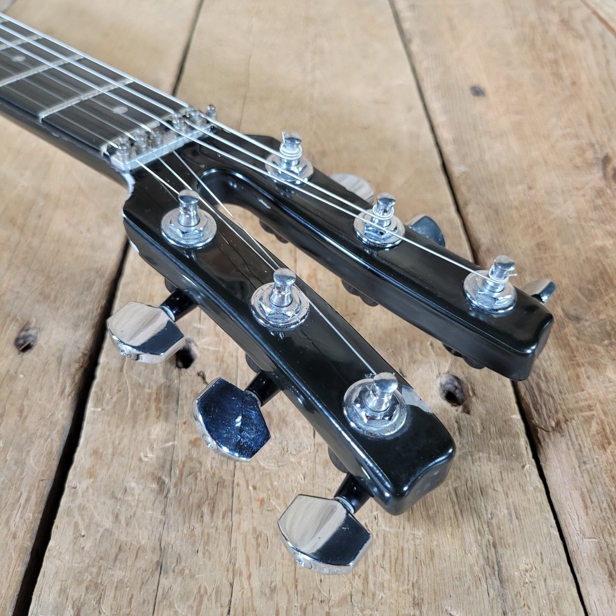 Kramer 350G 1979 – Black Finish, Aluminum Neck, Vintage USA Electric Guitar - Mahar's Vintage Guitars