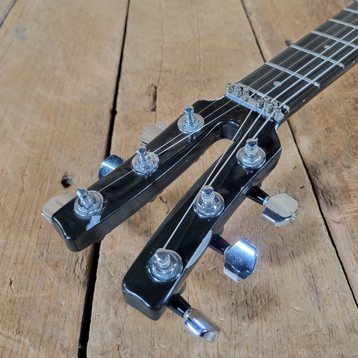 Kramer 350G 1979 – Black Finish, Aluminum Neck, Vintage USA Electric Guitar - Mahar's Vintage Guitars