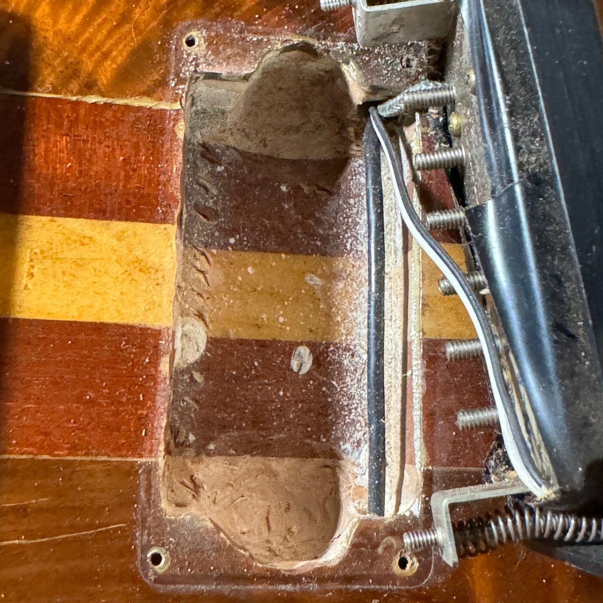 Lane Moller Custom Double Neck 6 and 12 string Felony provenance 1980 Natural - Mahar's Vintage Guitars