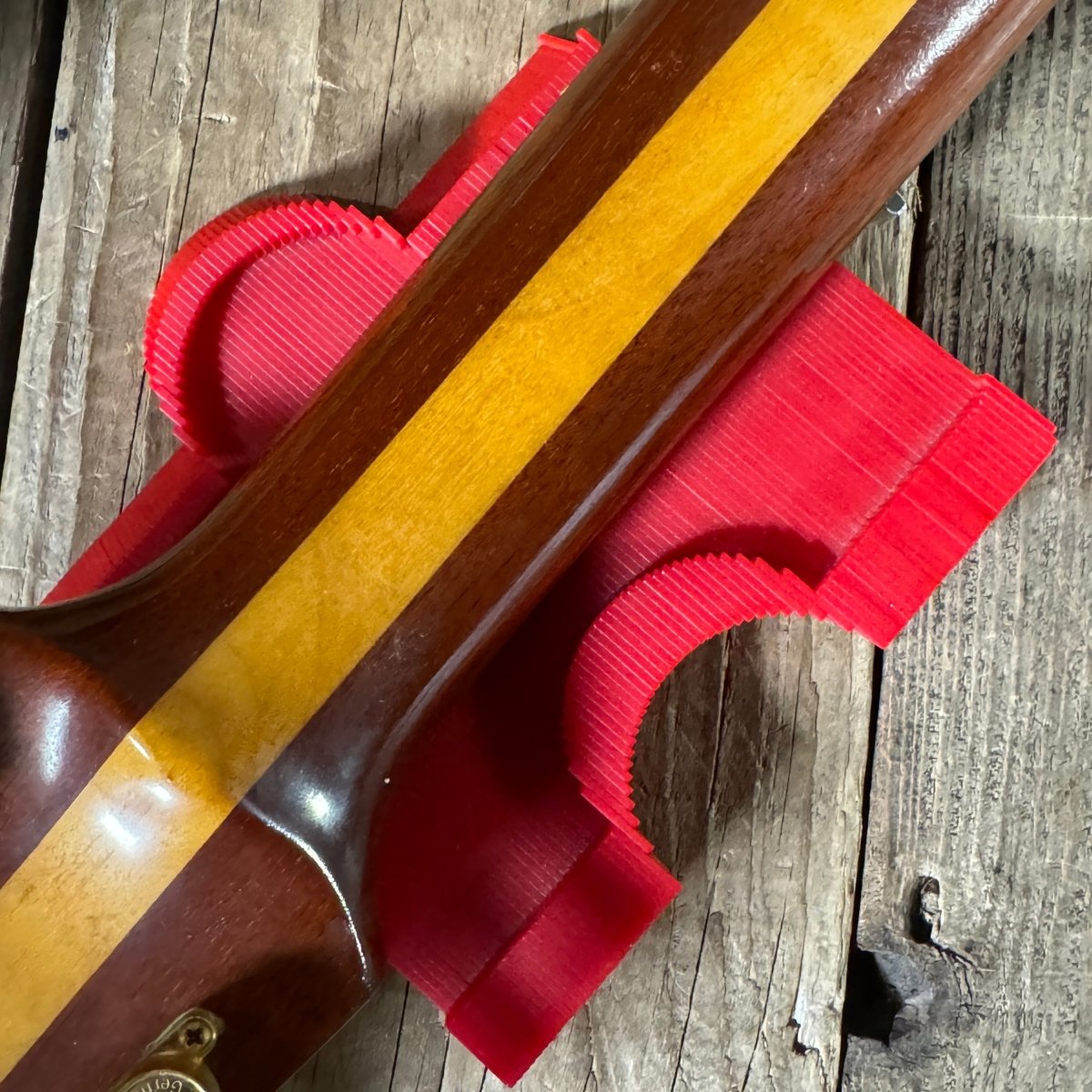 Lane Moller Custom Double Neck 6 and 12 string Felony provenance 1980 Natural - Mahar's Vintage Guitars