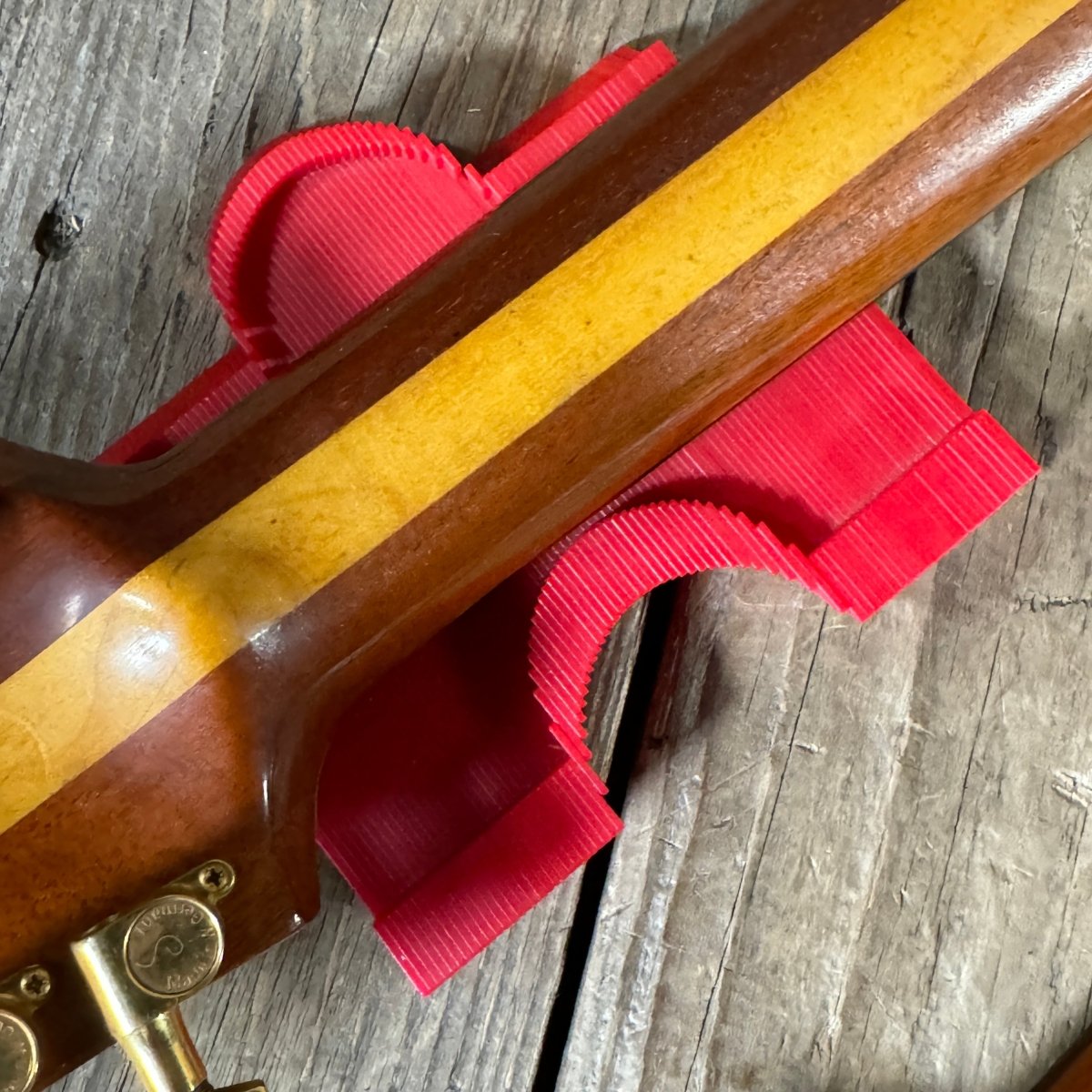 Lane Moller Custom Double Neck 6 and 12 string Felony provenance 1980 Natural - Mahar's Vintage Guitars