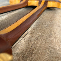 Lane Moller Custom Double Neck 6 and 12 string Felony provenance 1980 Natural - Mahar's Vintage Guitars