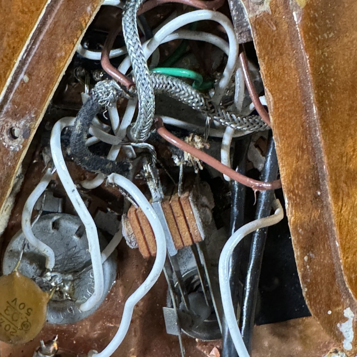 Lane Moller Custom Double Neck 6 and 12 string Felony provenance 1980 Natural - Mahar's Vintage Guitars