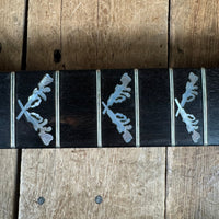 Lane Moller Custom Double Neck 6 and 12 string Felony provenance 1980 Natural - Mahar's Vintage Guitars