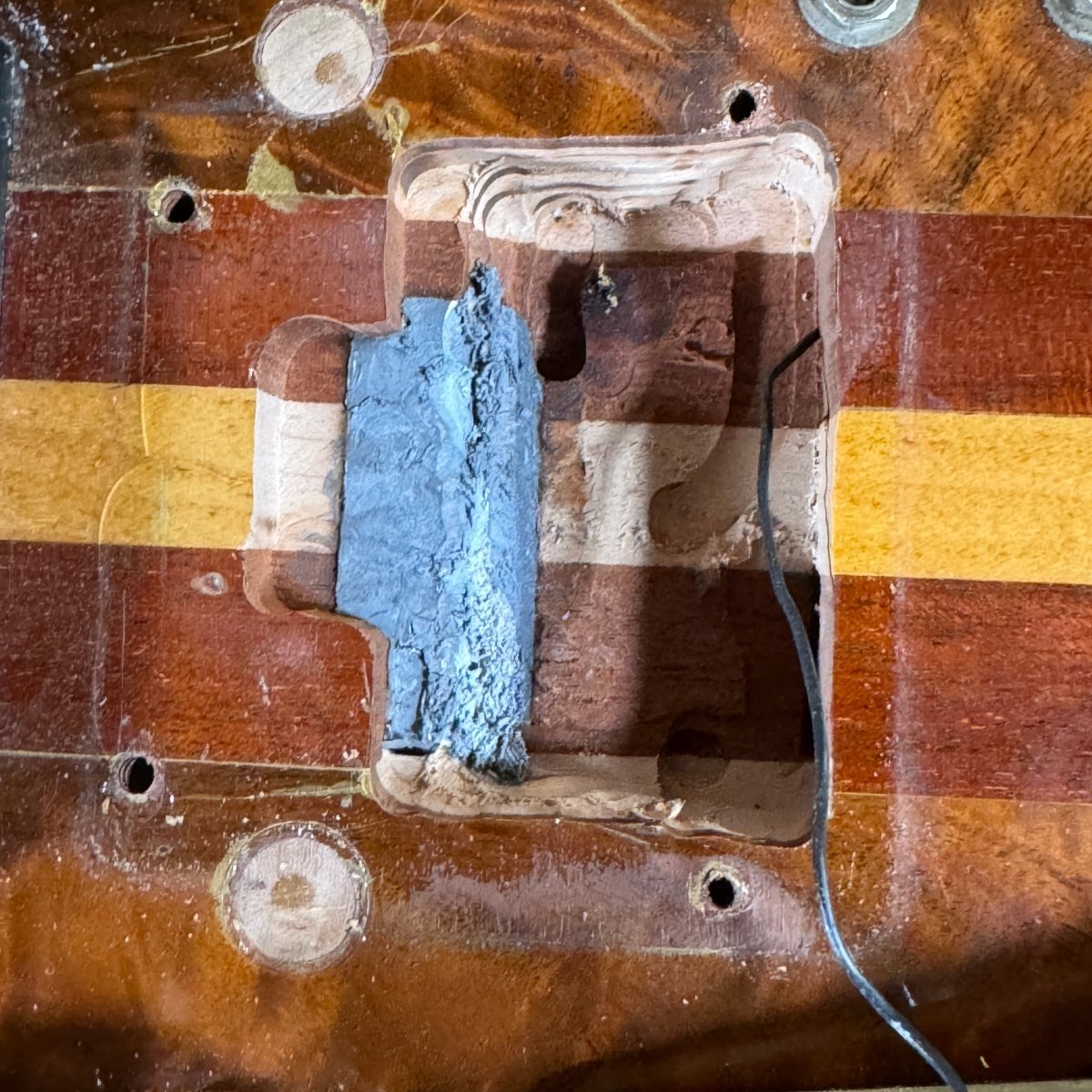 Lane Moller Custom Double Neck 6 and 12 string Felony provenance 1980 Natural - Mahar's Vintage Guitars