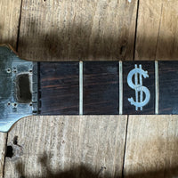 Lane Moller Custom Double Neck 6 and 12 string Felony provenance 1980 Natural - Mahar's Vintage Guitars