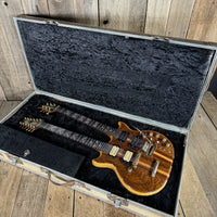 Lane Moller Custom Double Neck 6 and 12 string Felony provenance 1980 Natural - Mahar's Vintage Guitars