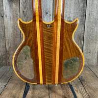 Lane Moller Custom Double Neck 6 and 12 string Felony provenance 1980 Natural - Mahar's Vintage Guitars