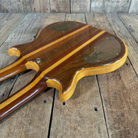 Lane Moller Custom Double Neck 6 and 12 string Felony provenance 1980 Natural - Mahar's Vintage Guitars