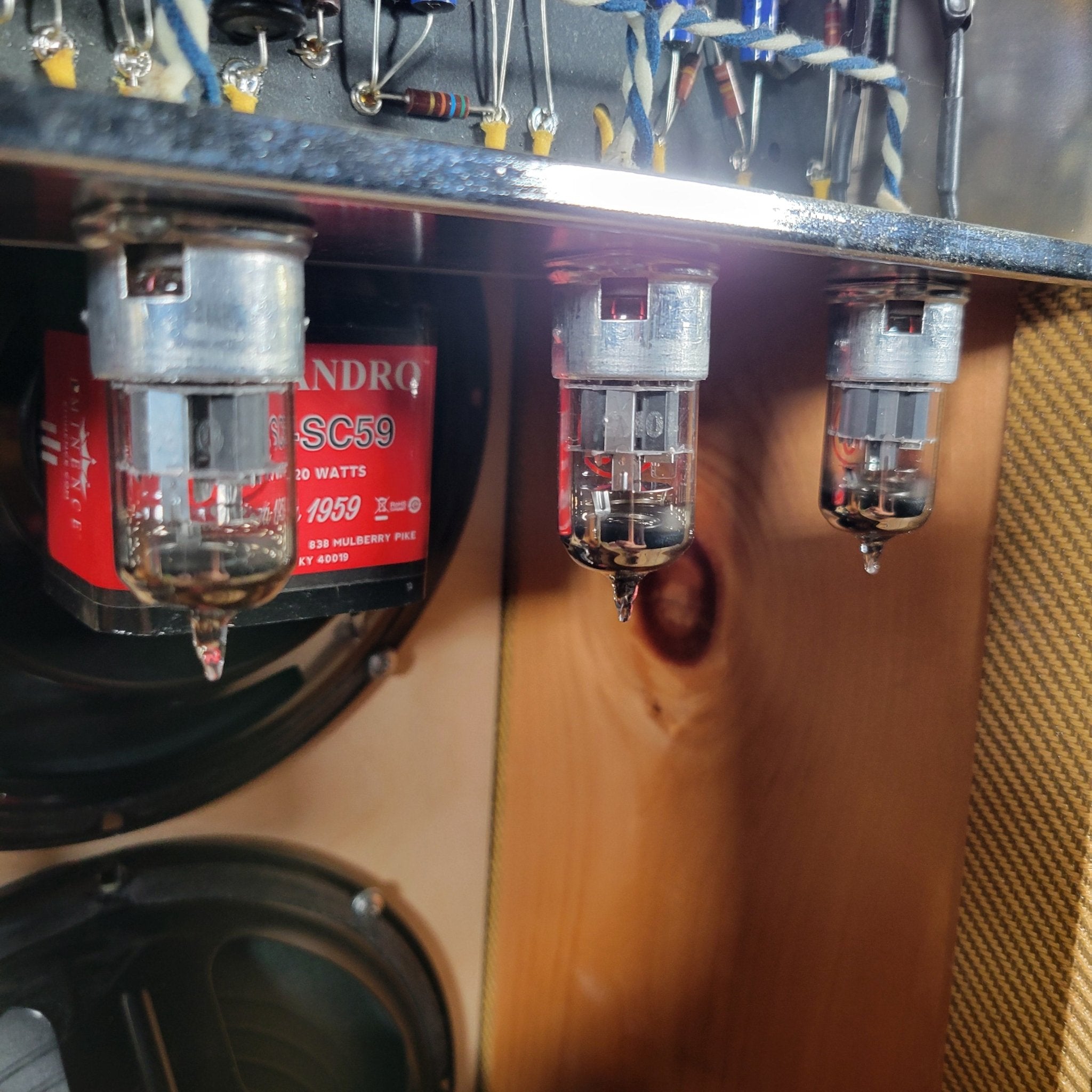 Lil Dawg TopDawg Tweed Bassman - Style Tube Guitar Amp 2010– Handwired 5F6 - A Circuit - Mahar's Vintage Guitars