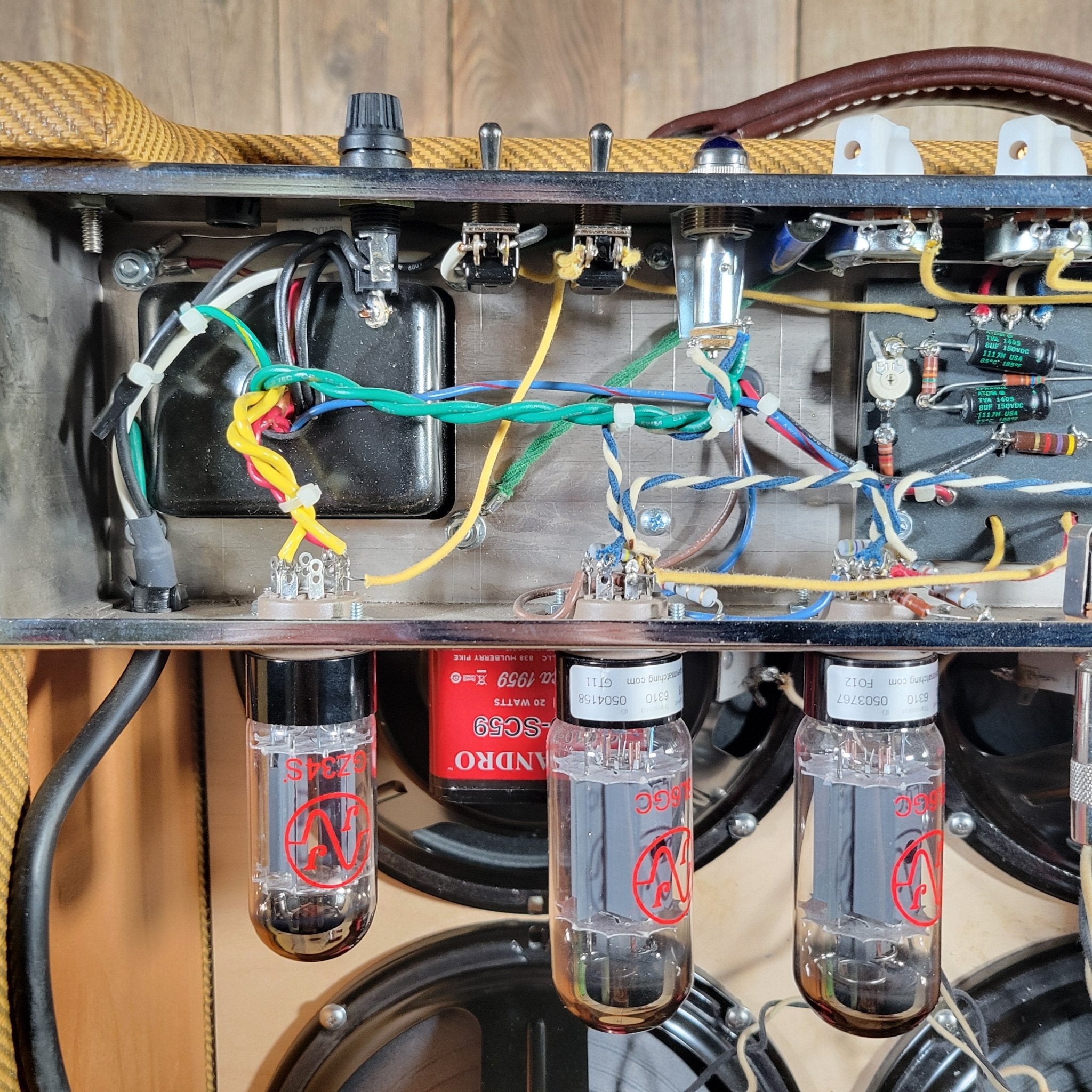 Lil Dawg TopDawg Tweed Bassman - Style Tube Guitar Amp 2010– Handwired 5F6 - A Circuit - Mahar's Vintage Guitars