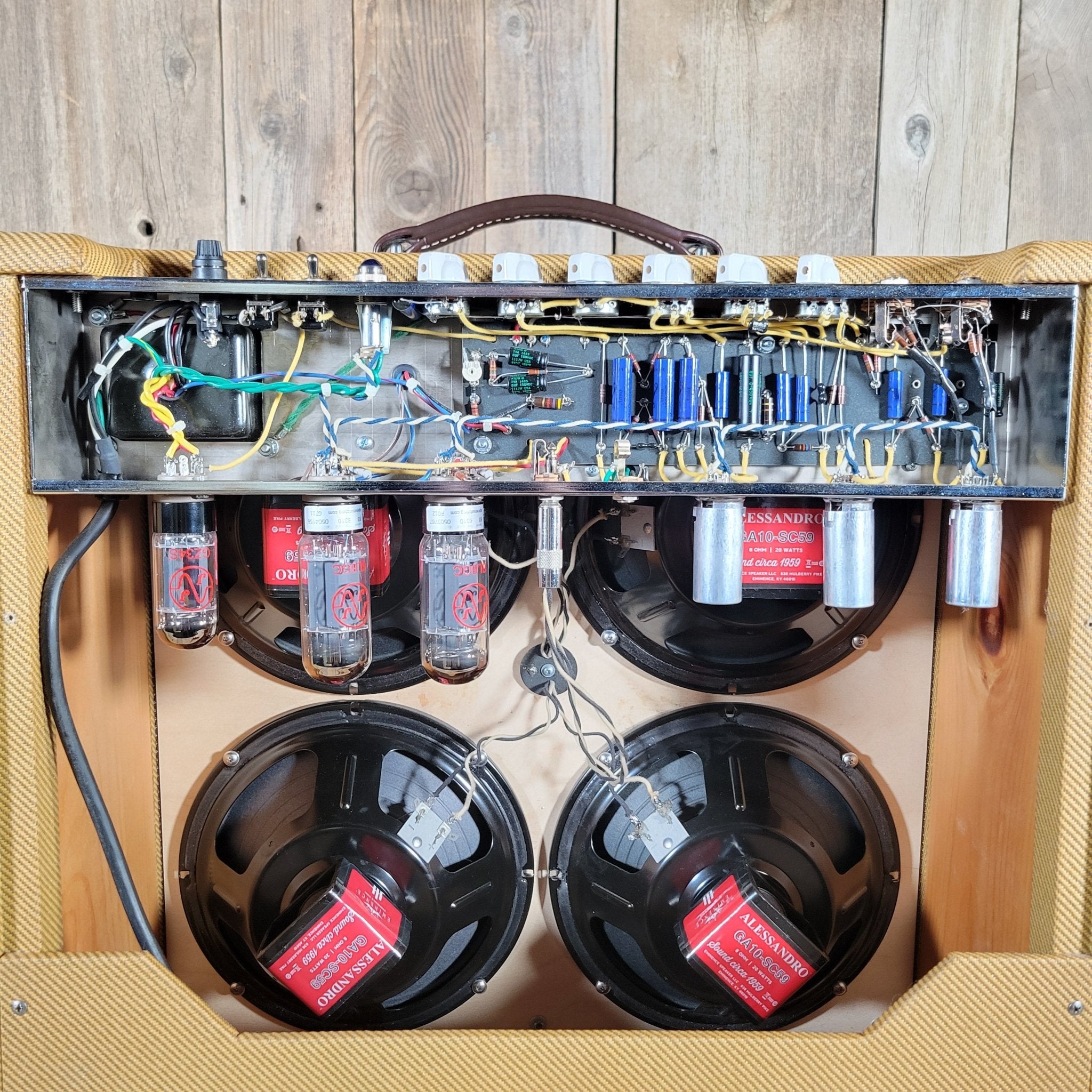 Lil Dawg TopDawg Tweed Bassman - Style Tube Guitar Amp 2010– Handwired 5F6 - A Circuit - Mahar's Vintage Guitars