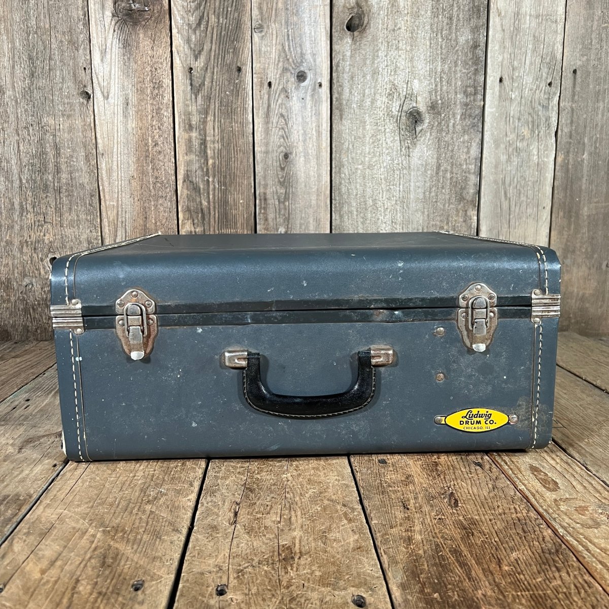 Ludwig Acrolite All Aluminum 1963 No Serial Keystone Badge Near Mint - Mahar's Vintage Guitars