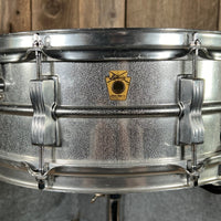 Ludwig Acrolite All Aluminum 1963 No Serial Keystone Badge Near Mint - Mahar's Vintage Guitars