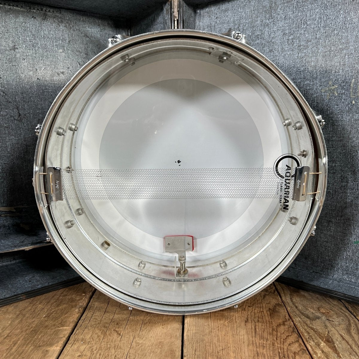 Ludwig Acrolite All Aluminum 1963 No Serial Keystone Badge Near Mint - Mahar's Vintage Guitars