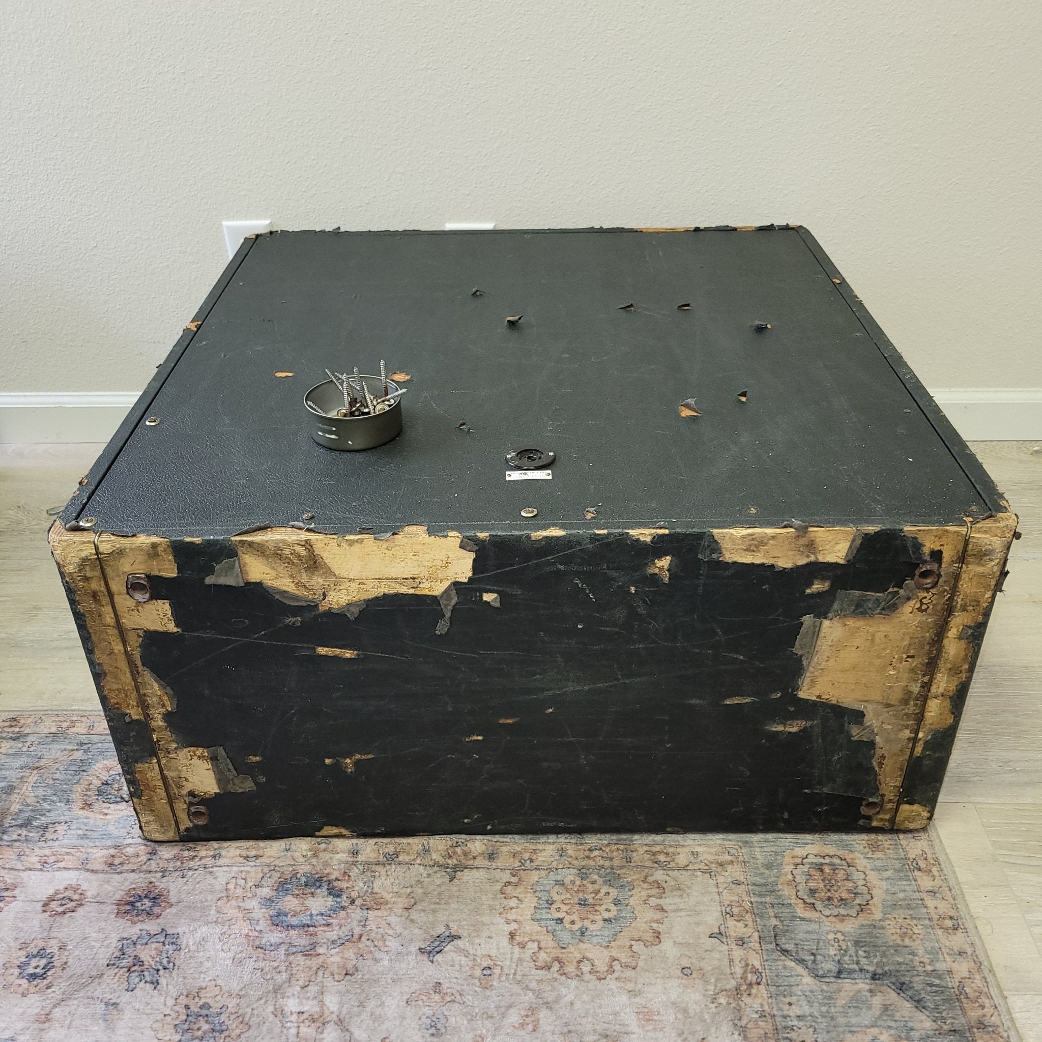 Marshall 1960b 4x12 Cabinet 1968 With Original Vintage Celestion G12M Greenback T1511 Speakers - Mahar's Vintage Guitars