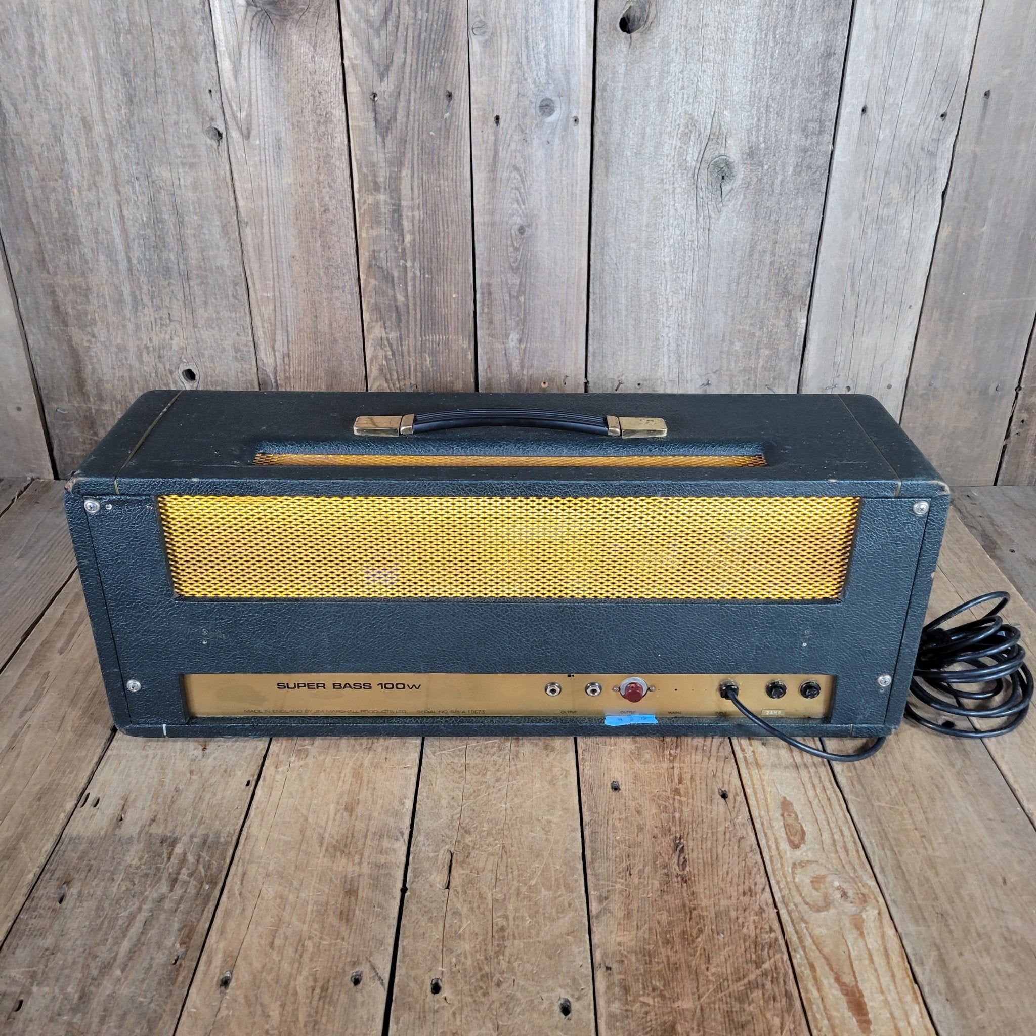 Marshall JMP Model 1992 Super Bass Head 100w 1969 - Mahar's Vintage Guitars