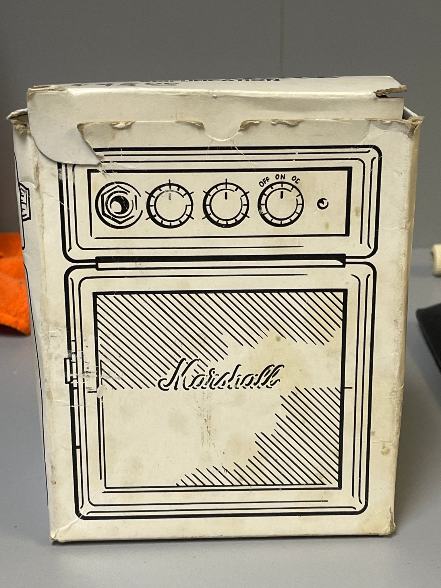 Marshall MS - 2 Micro Amp – 1 - Watt Portable Mini Guitar Amplifier with Classic Marshall Tone - Mahar's Vintage Guitars