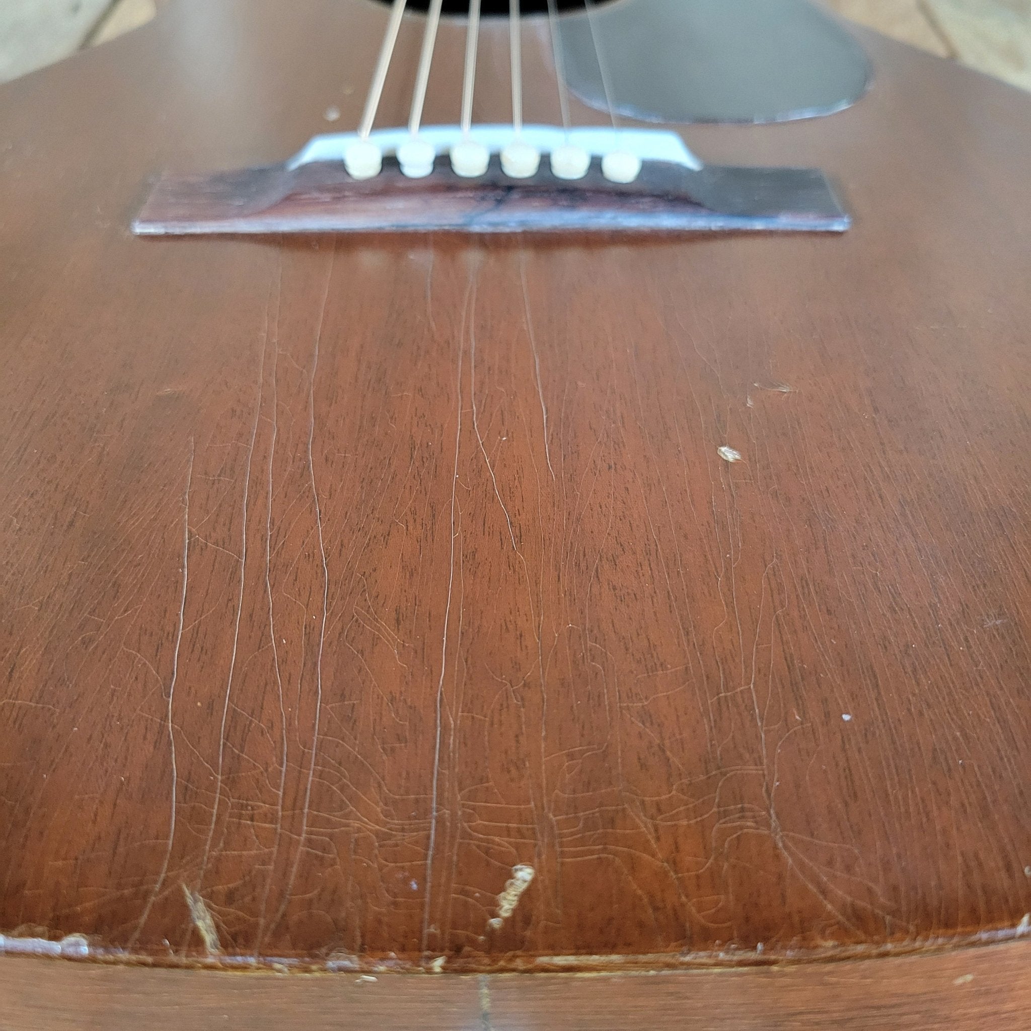 Martin 0 - 15 1951 – Vintage All - Mahogany Acoustic Guitar Made in USA - Mahar's Vintage Guitars