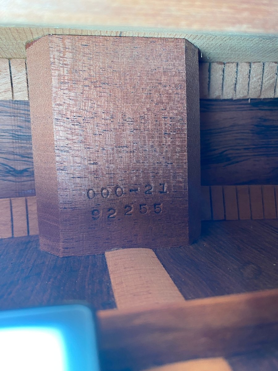 Martin 000 - 21 – Vintage Wartime Auditorium Acoustic with Brazilian Rosewood 1945 - Mahar's Vintage Guitars