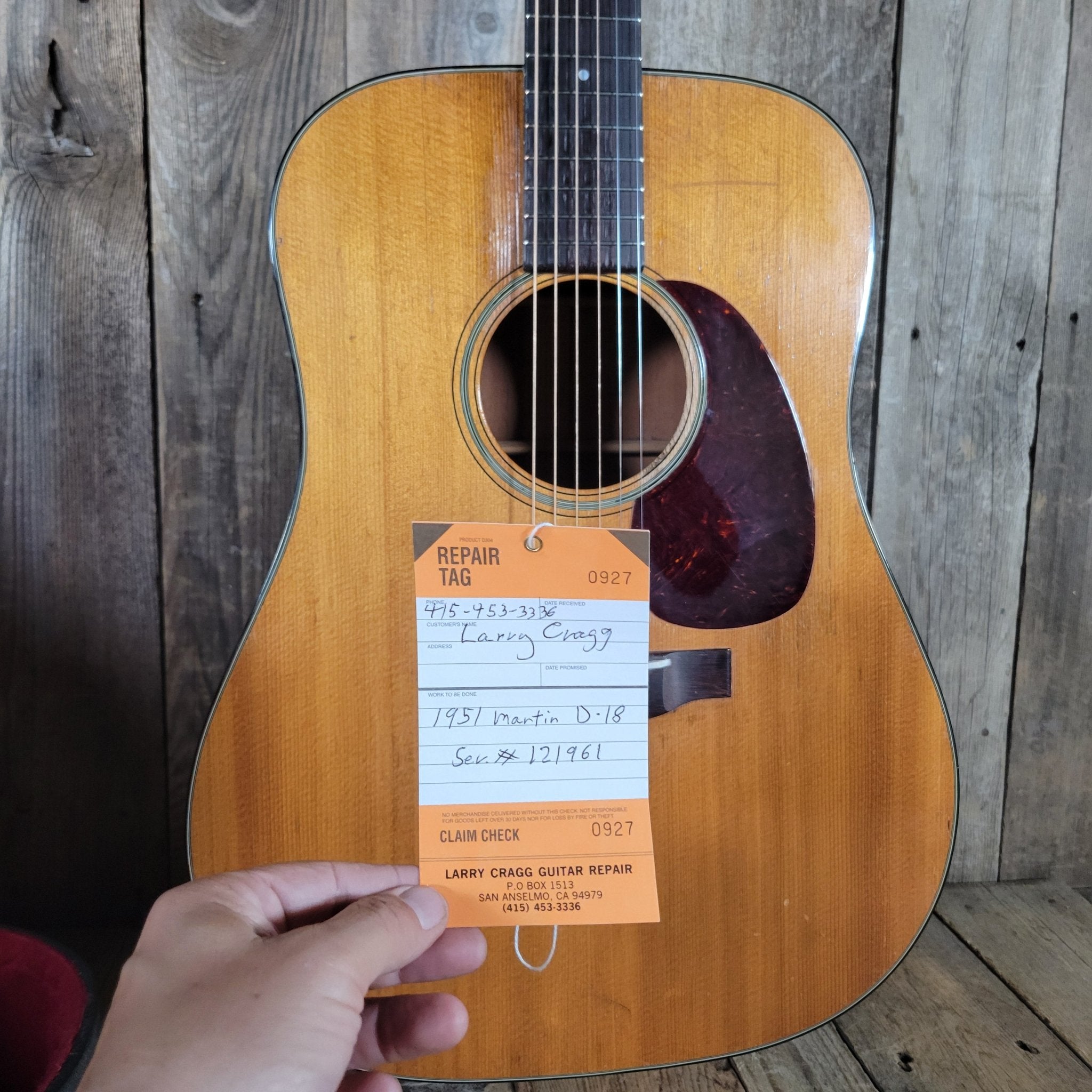 Martin D - 18 1951 Vintage Dreadnought Acoustic Guitar - Mahar's Vintage Guitars