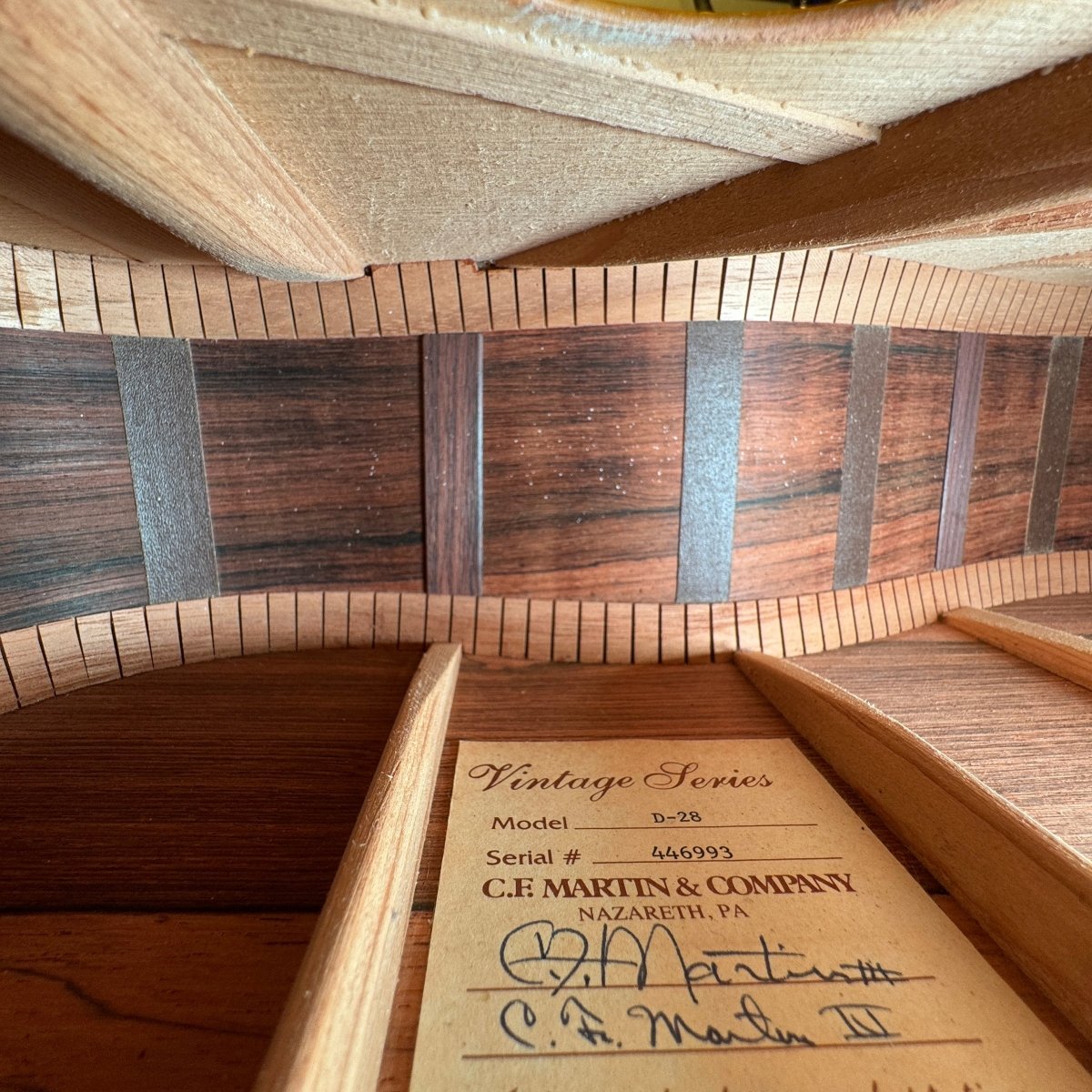 Martin D - 28 Vintage Series Brazilian CEO signed 150th Anniversary HD - 28 1984 Natural - Mahar's Vintage Guitars