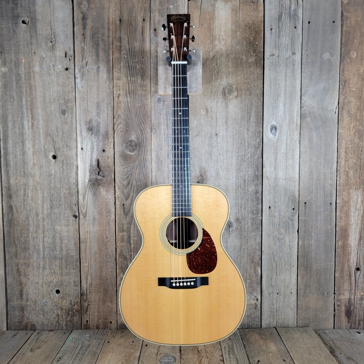 Martin OM - 28E Acoustic - Electric Guitar 2021 – Rosewood & Spruce, LR Baggs Pickup, New Case Included - Mahar's Vintage Guitars