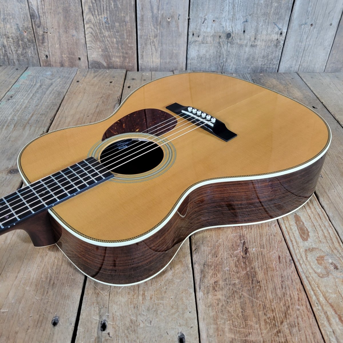 Martin OM - 28E Acoustic - Electric Guitar 2021 – Rosewood & Spruce, LR Baggs Pickup, New Case Included - Mahar's Vintage Guitars