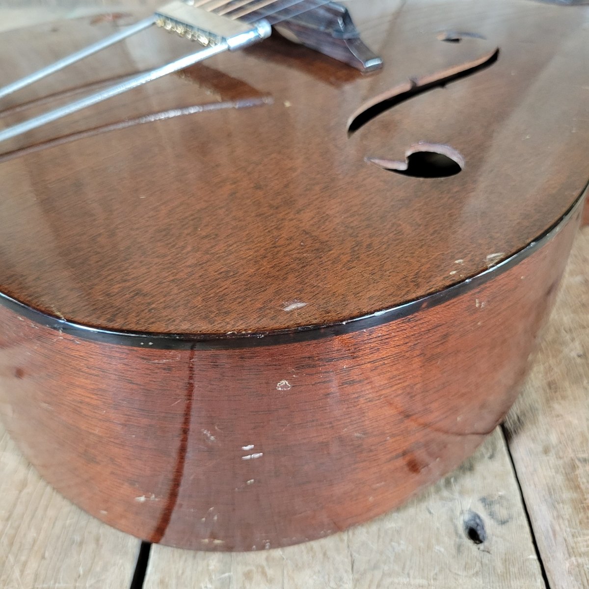 Martin R - 17 1936 Mahogany Archtop with Original Case - Mahar's Vintage Guitars