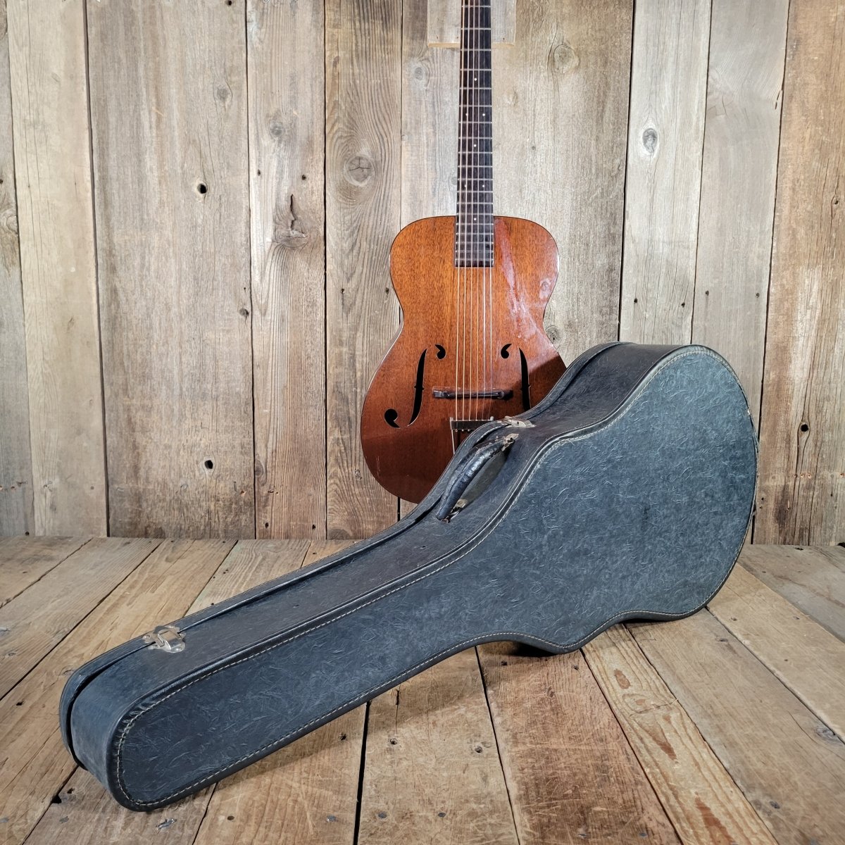 Martin R - 17 1936 Mahogany Archtop with Original Case - Mahar's Vintage Guitars