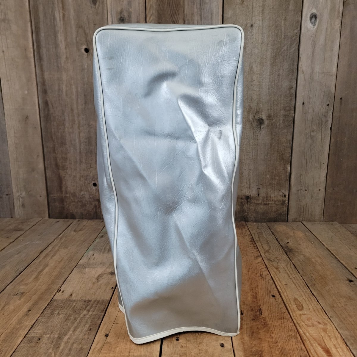Matchless 4x10 Cabinet Cover Sampson Era Silver with White Piping - Mahar's Vintage Guitars