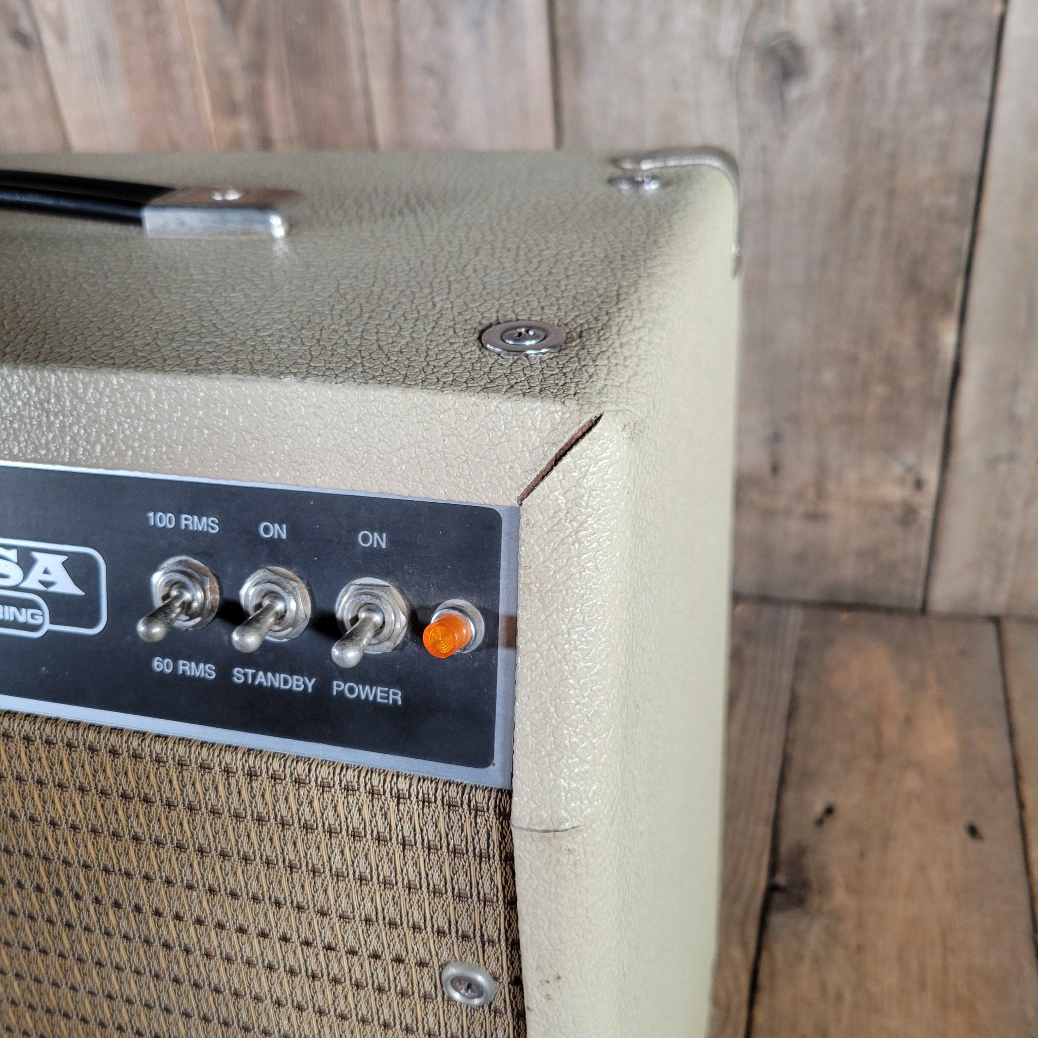 Mesa Boogie Mark I White Tolex 2 - Channel 100 - Watt 1x12 1978 - Mahar's Vintage Guitars