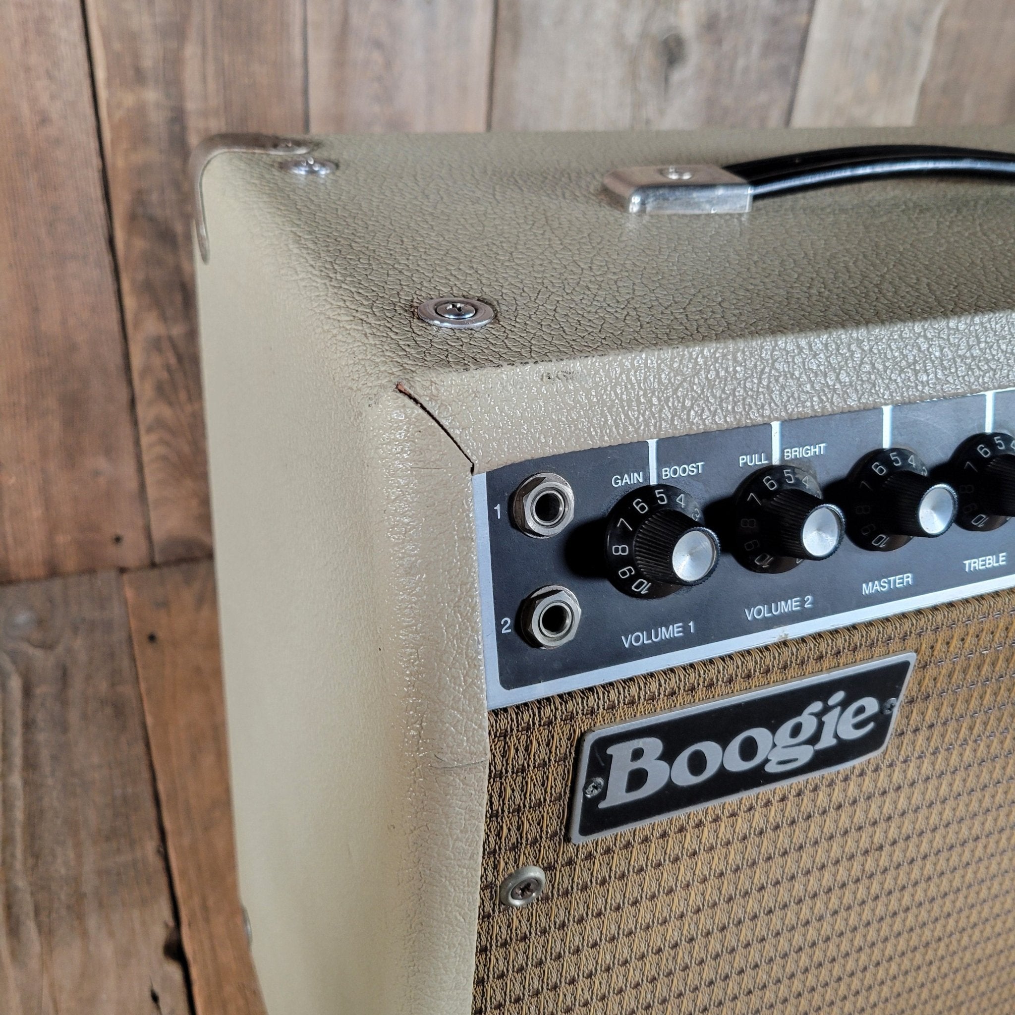 Mesa Boogie Mark I White Tolex 2 - Channel 100 - Watt 1x12 1978 - Mahar's Vintage Guitars