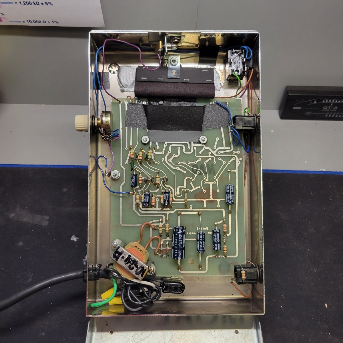 Morley Wah - Volume Model WV0 Tel - Rey 1970s - Mahar's Vintage Guitars